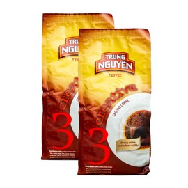 Trung Nguyen Vietnamese Coffee - 250 Grams (2 Pack) Creative Premium Vietnamese Gourmet Ground Coffee, Brewed in Phin Filter (Creative 3)