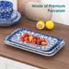 vancasso Serving Platters Set of 3, 16"/14"/12" Inch Rectangular Trays