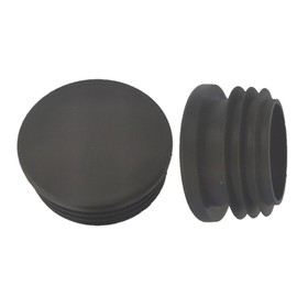 60mm Black Plastic Plugs, Black Round Tube Covers, Inner End Caps for Chairs Desks Tables Foot Furniture Pipe, 10 Pcs