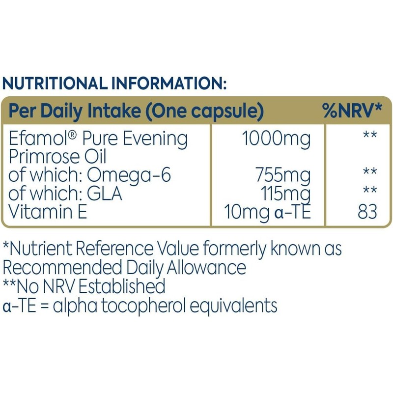 Efamol High Strength Pure Evening Primrose Oil Capsules | 30