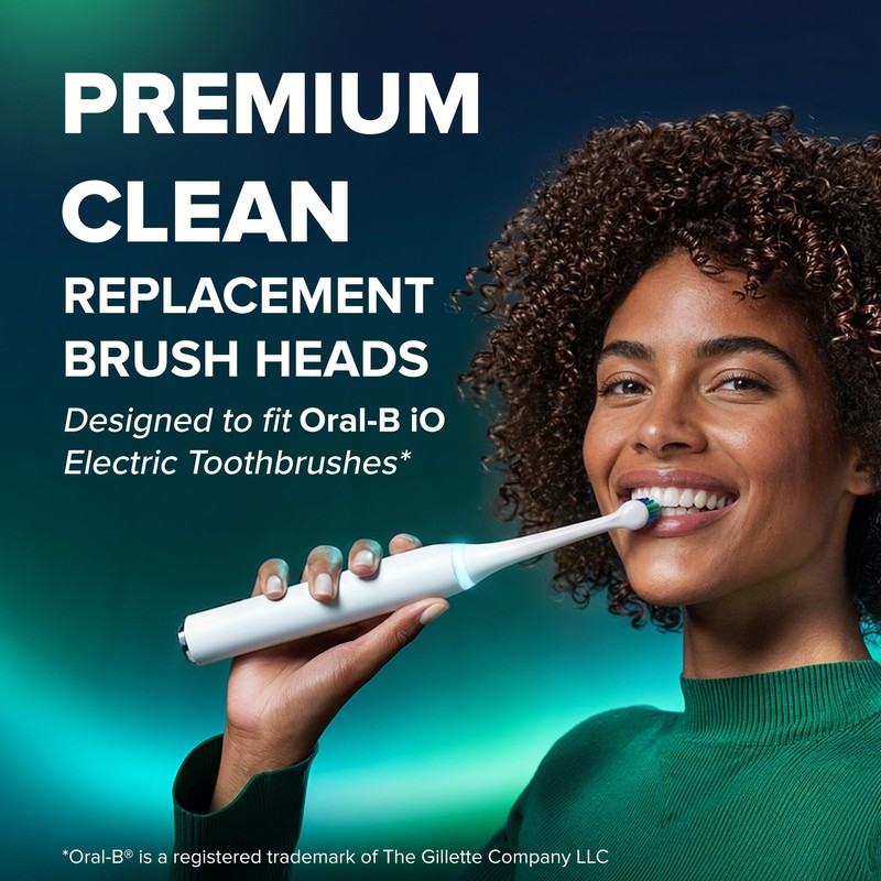 Reach® Trios™ Premium Clean Replacement Toothbrush Heads, Fits All Oral-B