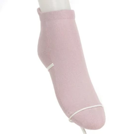 Atsugi JSC1192 Short Crew Socks, Kind Design, Heel Opening with Feathers for Easy Wearing, 100% Organic Cotton Front Thread, 8.7 - 9.4 inches (22 - 24 cm), Pink