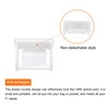 QUARKZMAN Port Blocker PC Locking USB Port/Dust PC Blocker White
