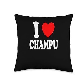 I Heart (Love) Champu Designs I Heart (Love) Champu Indian Literature Poetry Prose Throw Pillow, 16x16, Multicolor
