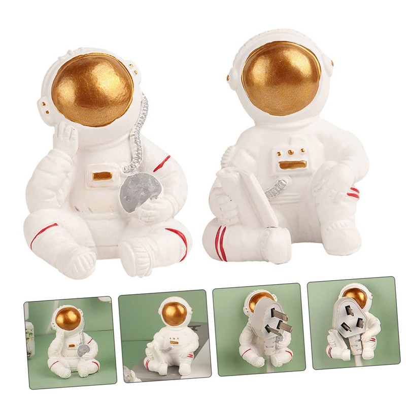 ABOOFAN 2Pcs Creative Cartoon Wall Hooks Adornment Power Plug Hooks
