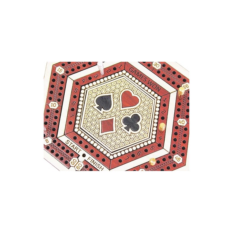 House of Cribbage - 2 pistas de 60 puntos, forma