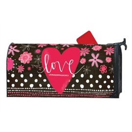 Studio M The Original Magnetic Mailbox Cover Decorative MailWrap, Fits Standard Size 6.5 x 19 Inch Mailbox, Vinyl Valentines Love