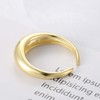 ZELORES Sterling Silver Chunky Rings for Women Gold Open Knuckle