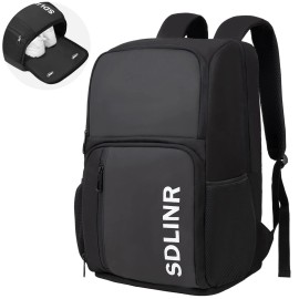 Sdlinr Pickleball Bag Fits 4 to 10 Paddles, Large Pickleball Backpack with Shoe Comp...