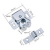 Door Catches,10pcs Double Roller Cupboard Door Latch Hardware,Bronze Plated Roller