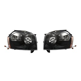 WFLNHB Headlight Assembly Replacement for 2005-2007 Headlights Set Driver ＆ Passenger Side 55156350AK, 55456351AK