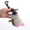 Men Women Creative Cute Lovely Fluffy Plush Penguin Keychain Key-Chains