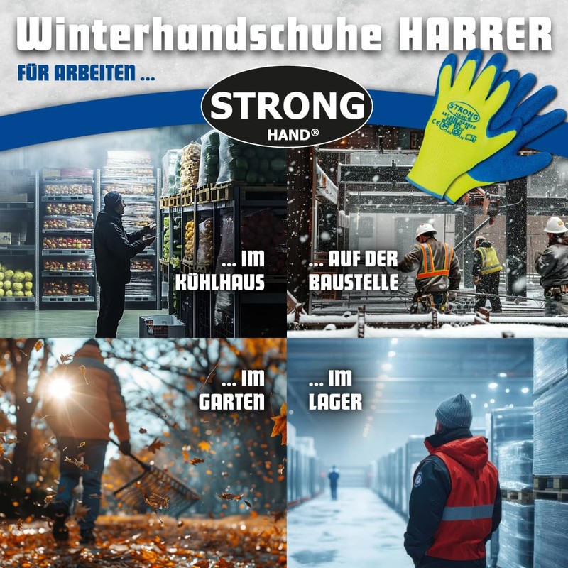 Strong Hand *Harrer* Stronghand® Winter Gloves 1 Pair Size 9