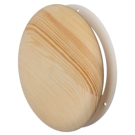 Diameter 160 mm Wooden Anemostat Exhaust Air Supply Plate Valve Round Ventilation Valve for Sauna