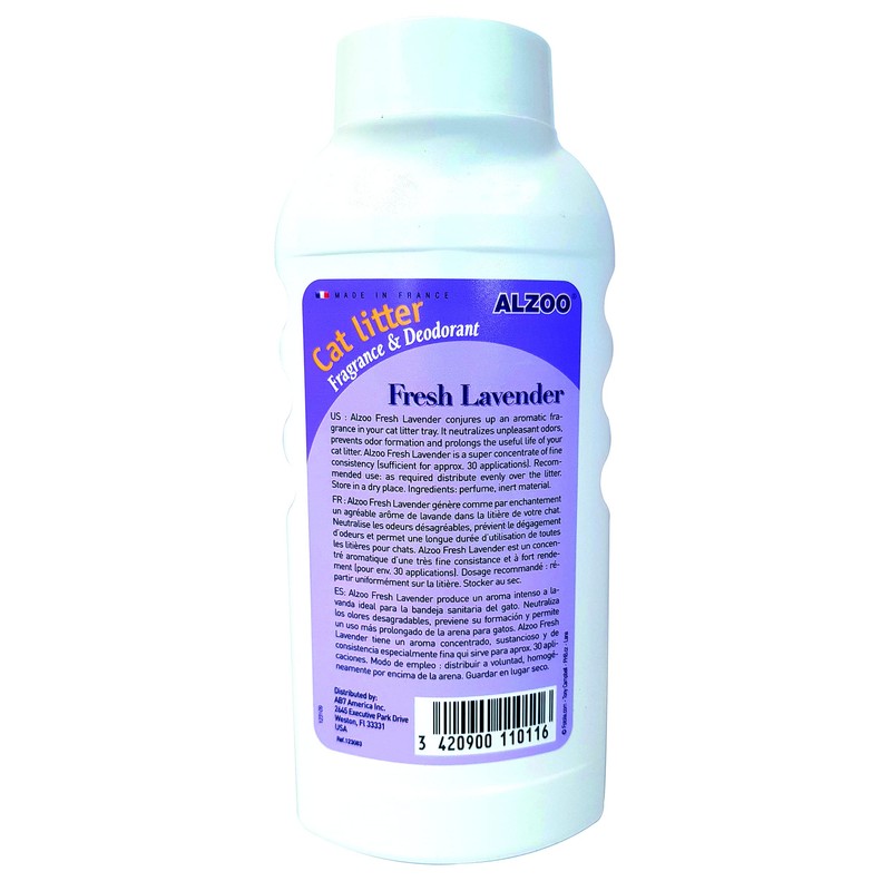 Alzoo Cat Litter Deodorizer, Lavender Bay