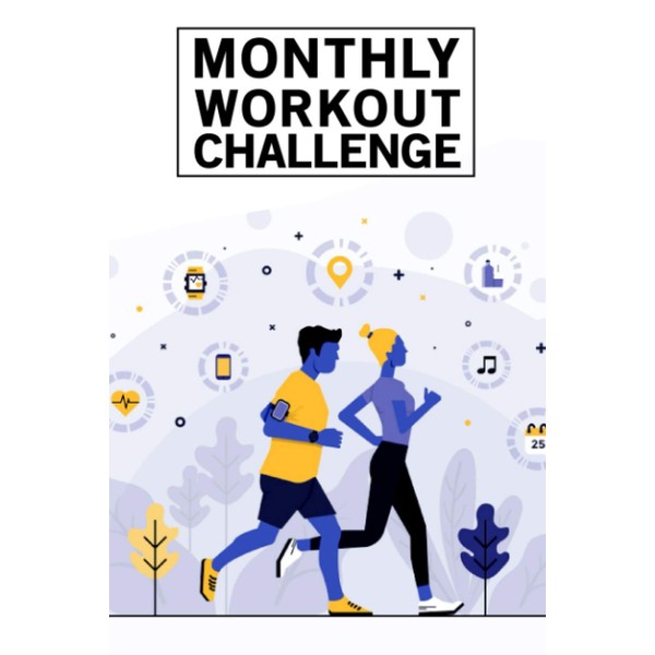 Monthly Workout Challenge: Work out logbook, Daily Activity, Program Mental