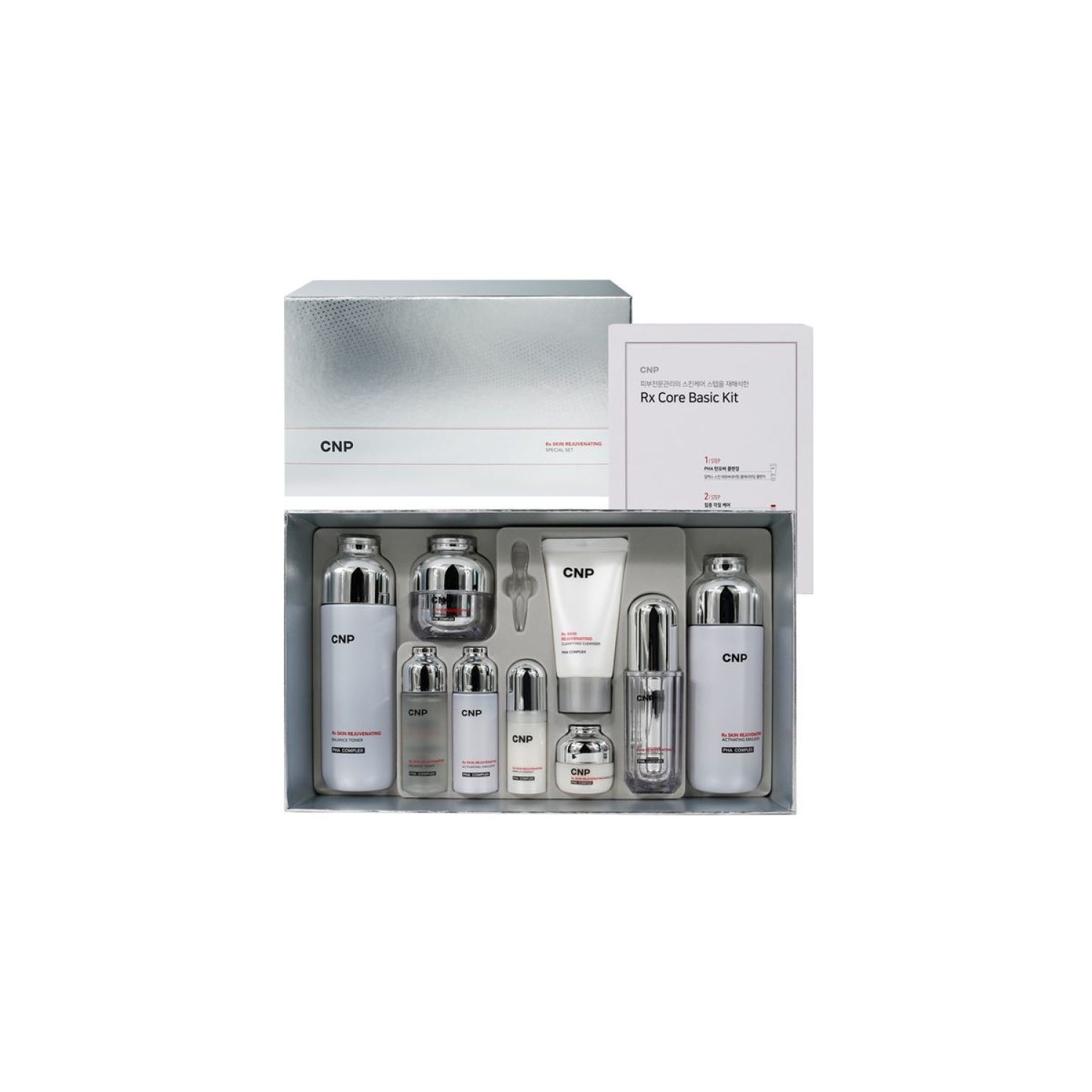 CNP 차앤박 씨앤피 알엑스 스킨 레쥬버네이팅 4종 스페셜 세트 CNP Chaeun Park CNP RX Skin ...