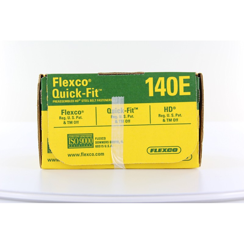 Flexco 140E Box Quick-Fit (tm) Bolt Solid Steel Plate Fastener