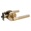 Litlheim Privacy Knurled Brass Door Handle - Durable, Stylish Interior