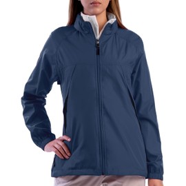 SCOTTeVEST Pack Windbreaker Jacket for Women - 19 Hidden Pockets - Lightweight Water Repellent Coat for Travel & More (Navy, M1)