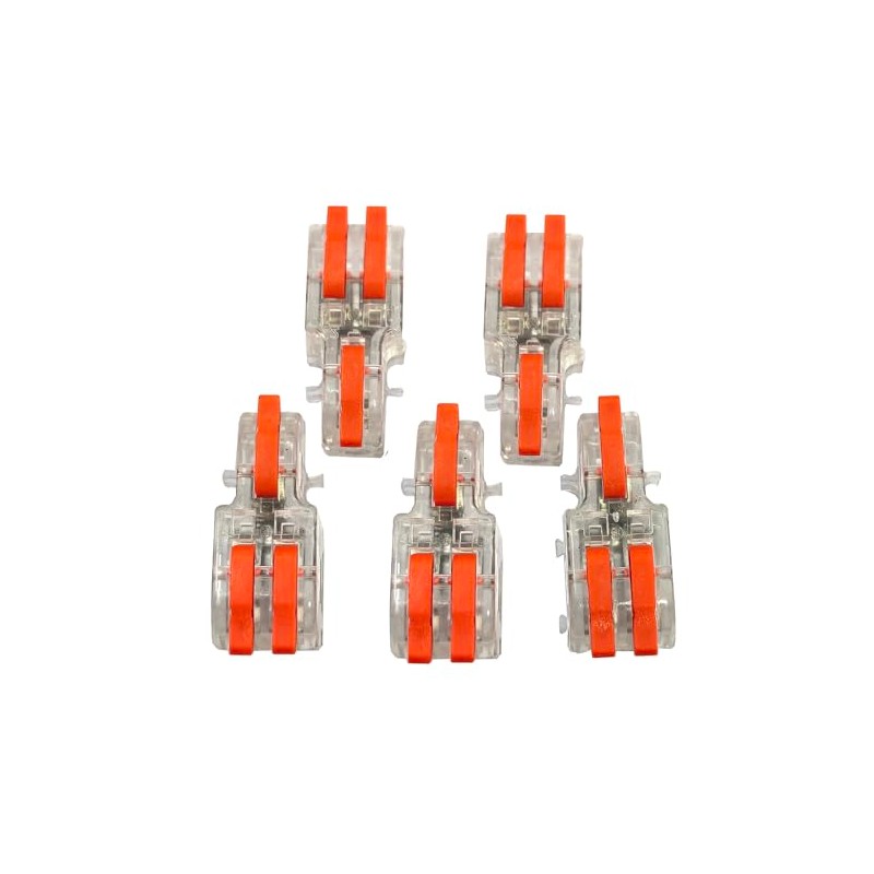 MTUERANC Wire Connectors, 5Pack Compact Lever Wire Nuts Connectors Wire
