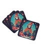 Caroline's Treasures Monkey Christmas Foam Coaster Set of 4 Cup
