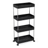 #TVShopping Carro Organizador De Almacenamiento Con Ruedas De 4 Niveles