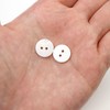 Freshwater Pearl B-900 Double Hole Buttons, Shell Buttons, Shell Buttons,