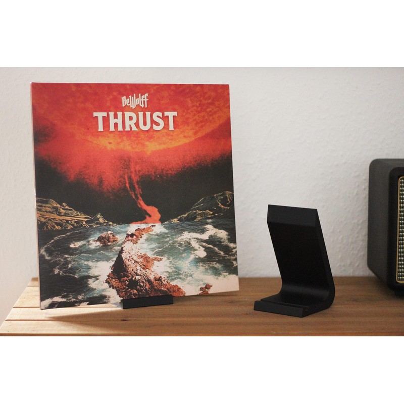 NewGround Designs LP Stand, Vinyl Display, Record Holder, Decorative 12