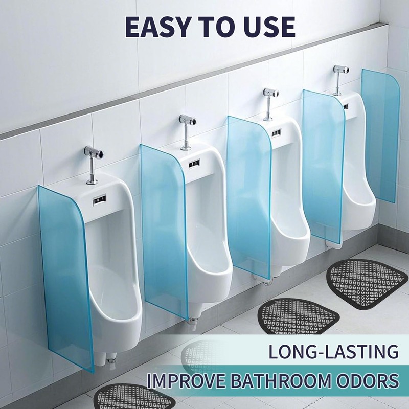 TheMadFox Commerical Urinal Mats 6 Pack, Water Absorption Deodorization Urinal