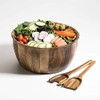 Kalmar Home 13-Inch Acacia Wood Extra Large Salad Bowl with