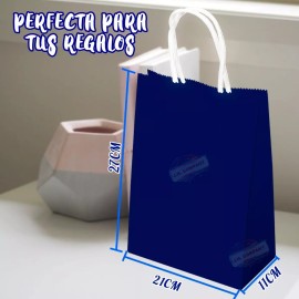 J.H. Company Set 6 Pcs Bolsa De Regalo Asa 27x21.5x11 Cm Papel Kraft N*
