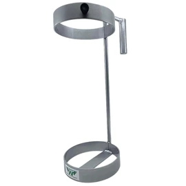 FWF Oxygen Rack for Stryker Hospital BEDS Holds 1 (D OR E Style) Cylinder Diameter 4.3" Made in USA