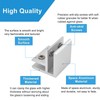 INCREWAY 16 Pcs Adjustable 90 Degrees Glass Clips Aluminum Alloy