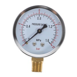 TEHAUX Air Compressor Pressure Gauge for Air Tanks Easy Installation for Plumbing Light Industry Use Low Pressure Measurement
