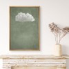 MUDECOR Framed Canvas Print Wall Art Minimalist Floating Cloud Modern