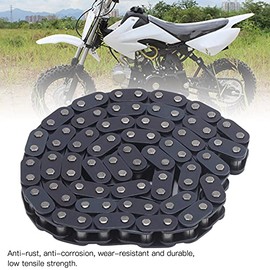 T8F Chain, Highly Rigid, Reinforced Structure, Strong Impact Resistance, Corrosion Resistant, Wear-resistant Steel Chain for Dirt Quad 47 CC 49 CC Minimoto Pocket Bikes Accessories
