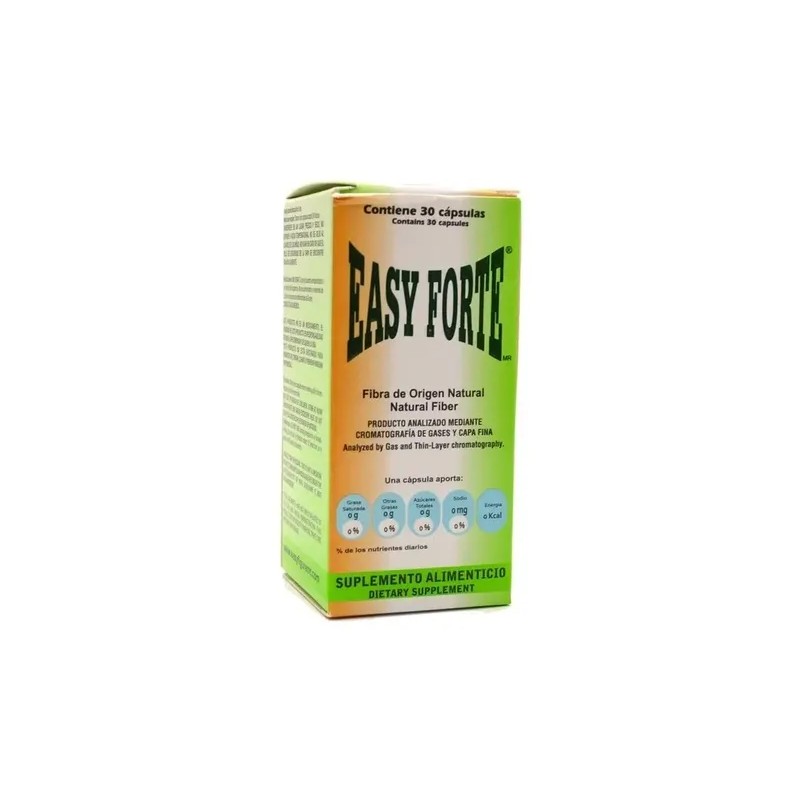 Fibra Easy Figure Cápsulas Sin Sabor Avena Chía Linaza 60