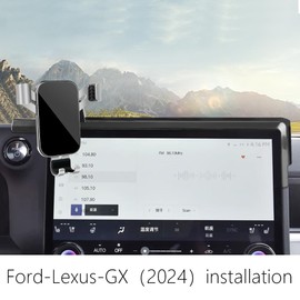 LUNQIN Car Phone Holder for Lexus GX 2024 2025 GX500 Auto Interior Accessories Best Cell Phones Mount Cellphone Mobile Cradle Charging GPS Navigation Bracket Screen Stand Accessory