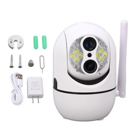 Wireless Outdoor Camera 1080P HD Waterproof IP66 2.4GHz WiFi Home Security Camera 100‑240V US Plug