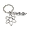 Onwomania - DNA Physics Symbol - Metal Keyring Ideal as