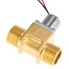 DC 4.5V 1/2" Water Flow Pulse Electromagnetic Valve Brass Solenoid