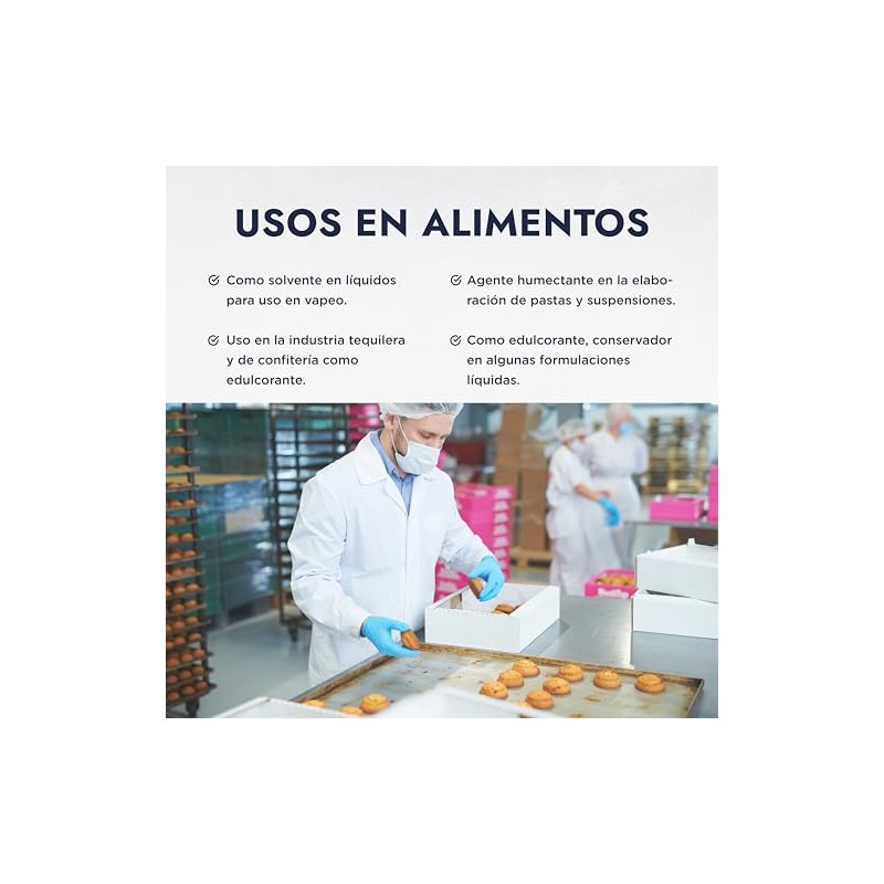 Glicerina Vegetal 500 g 100% Pura | Humectante para Piel