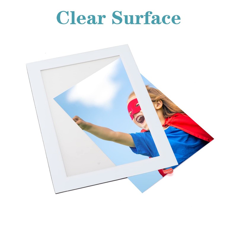 CRUGLA 12 Packs 4x6 Magnetic Picture Frames for Refrigerator Locker,