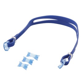 VIEW Swimming Goggles, Made in Japan, For Ages 10 to Adults, For Prescription Lenses, Belt Strap Parts Kit, Cordon Blue VPS570 CB