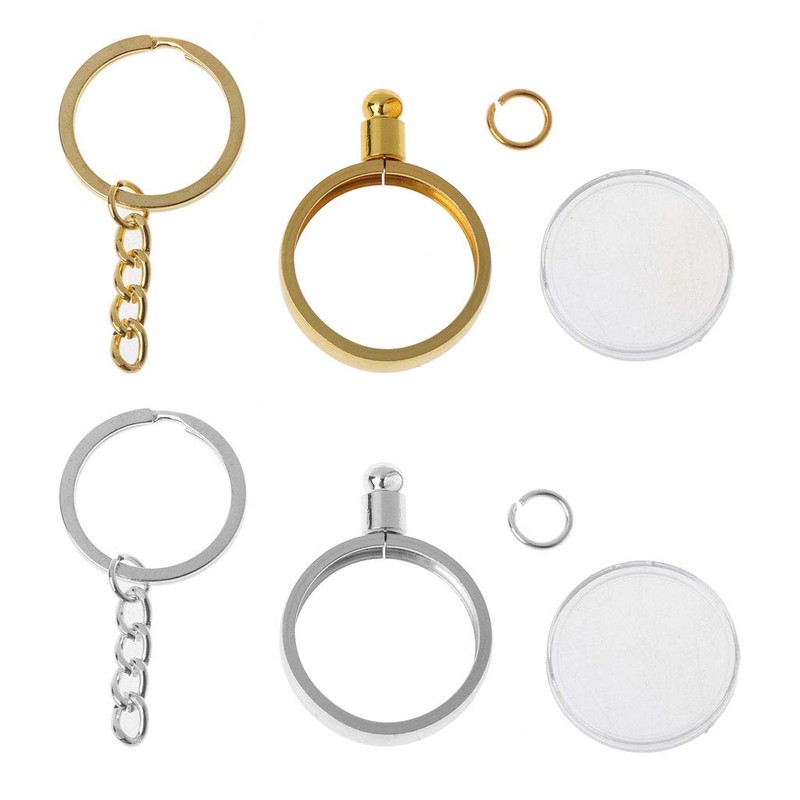 JOYKK 27 mm Commemorative Coin Holder Key Ring Locket Souvenir