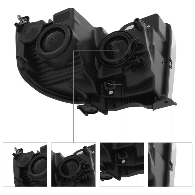 Front Halogen Headlights Assembly Right Side for 2015-2017 Ford Expedition