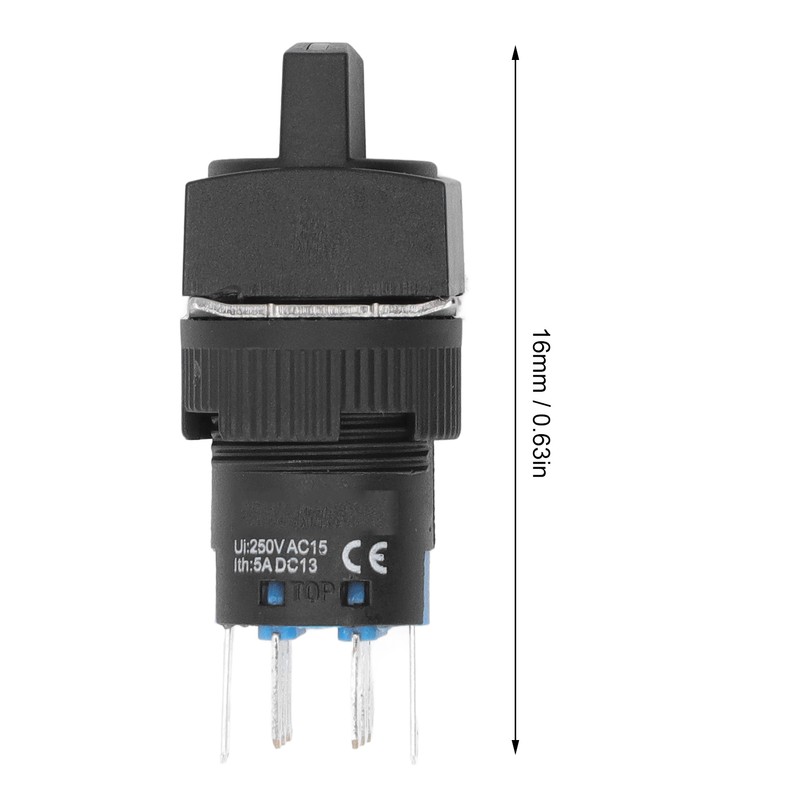 25Pcs Knob Selector Switch Self Locking 3 Speed with Light