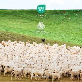 Merino Protect 100% Merino Wool Base Layer Mens Soft Long Sleeve Shirts Odor Resistance Thermal Underwear for Hunting Hiking