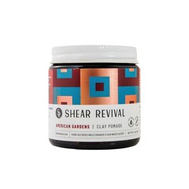 Shear Revival American Gardens Styling Clay | Strong Hold | Matte Texture | Natural Ingredients | Easy to Wash Out | 96 g